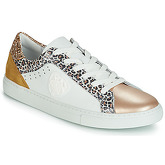 Philippe Morvan  FURRY V1 MUSTANG SATIN ORO  women's Shoes (Trainers) in White