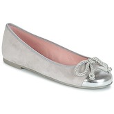 Pretty Ballerinas  ESPEQUIO  women's Shoes (Pumps / Ballerinas) in Silver