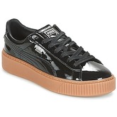 Puma  Basket Platform Patent  women's Shoes (Trainers) in Black