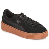 Puma  WNS SUEDE PLATFORM GUM.BLK  women's Shoes (Trainers) in Black