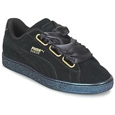 Puma  BASKET HEART SATIN WN'S  women's Shoes (Trainers) in Black