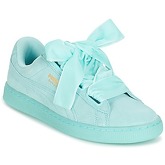 Puma  SUEDE HEART RESET WN'S  women's Shoes (Trainers) in Blue