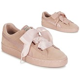Puma  W SUEDE HEART EP  women's Shoes (Trainers) in Pink