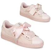 Puma  SUEDE HEART BUBBLE W'S  women's Shoes (Trainers) in Pink