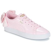 Puma  WN SUEDE BOW PATENT.CRADLE  women's Shoes (Trainers) in Pink