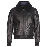 Redskins  COMMANDER STRIKING  men's Leather jacket in Black