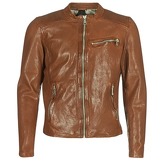 Redskins  CROSS  men's Leather jacket in Brown