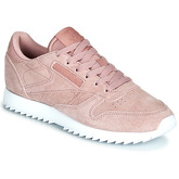Reebok Classic  CL LTHR RIPPLE  women's Shoes (Trainers) in Pink