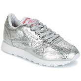 Reebok Classic  CL LTHR HD  women's Shoes (Trainers) in Silver