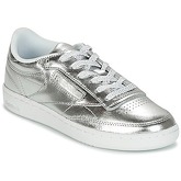 Reebok Classic  CLUB C 85 S SHINE  women's Shoes (Trainers) in Silver