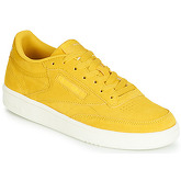 Reebok Classic  CLUB C 85  women's Shoes (Trainers) in Yellow