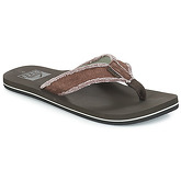 Reef  TWINPIN FRAY  men's Flip flops / Sandals (Shoes) in Brown