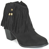 Refresh  MICROU  women's Low Ankle Boots in Black