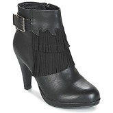 Refresh  CROUSTI  women's Low Ankle Boots in Black