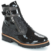 Regard  ROQUANO V2 VERNIS NOIR  women's Mid Boots in Black