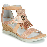 Regard  RUBIKA V1 METAL ROSE  women's Sandals in Pink