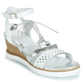 Regard  RAXAF V1 TRES ALFA BLANC  women's Sandals in White