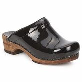 Sanita  CLASSIC PATENT  women's Clogs (Shoes) in Black