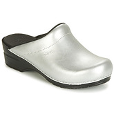 Sanita  SONJA  women's Clogs (Shoes) in Silver