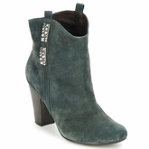 Sans Interdit  ELORA  women's Low Ankle Boots in Grey