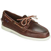 Sebago  DOCKSIDES PORTLAND WAXED  men's Boat Shoes in Brown