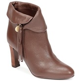 See by Chloé  FLARAL  women's Low Ankle Boots in Brown