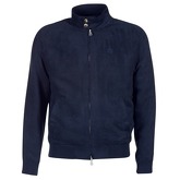 Serge Blanco  FIDENZA  men's Leather jacket in Blue