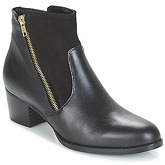 So Size  JOPESE  women's Low Ankle Boots in Black