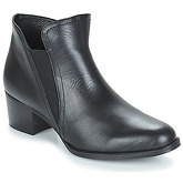 So Size  HOLI  women's Low Ankle Boots in Black