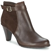 So Size  MOSEKA  women's Low Ankle Boots in Brown