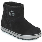 Sorel  GLACY SHORT  women's Snow boots in Black