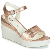 Stonefly  ELY 7 LAMINATED LTH  women's Sandals in Pink