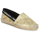 Superdry  ERIN ELASTIC ESPADRILLE  women's Espadrilles / Casual Shoes in Gold