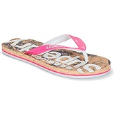 Superdry  PRINTED CORK FLIP FLOP  women's Flip flops / Sandals (Shoes) in Pink