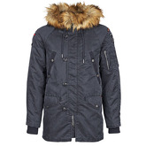 Superdry  COMMANDO HEAVY PARKA  men's Parka in Blue