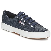 Superga  2750 COTBOUCLERBRW  women's Shoes (Trainers) in Blue