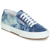 Superga  2750 TIE DYE DENIM  women's Shoes (Trainers) in Blue