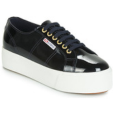 Superga  2790 LEAPATENT  women's Shoes (Trainers) in Blue