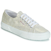 Superga  2750 JERSEY FROST LAME W  women's Shoes (Trainers) in Gold