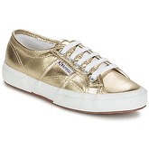 Superga  2750 CLASSIC METAL  women's Shoes (Trainers) in Gold