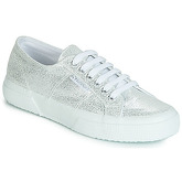 Superga  2750 JERSEY FROST LAME W  women's Shoes (Trainers) in Silver