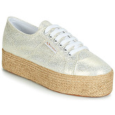 Superga  2790 JERSEY FROST LAME W  women's Shoes (Trainers) in Silver