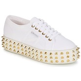 Superga  2790 STUDS COT W GERALDINA  women's Shoes (Trainers) in White