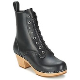 Swedish hasbeens  LILIAN  women's Low Ankle Boots in Black