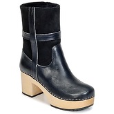 Swedish hasbeens  HIPPIE LOW  women's Low Ankle Boots in Black
