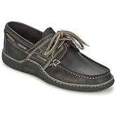 TBS  GLOBEK  men's Boat Shoes in Black