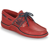 TBS  GLOBEK  men's Boat Shoes in Red