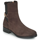 Tommy Hilfiger  TH BUCKLE BOOTIE STR  women's Low Ankle Boots in Brown
