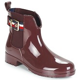 Tommy Hilfiger  CORPORATE BELT RAIN BOOT  women's Wellington Boots in Red