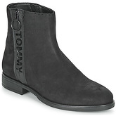 Tommy Jeans  TOMMY JEANS ZIP FLAT BOOT  women's Mid Boots in Black